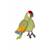 Peluche perroquet - vert, jaune, bleu, rouge et gris – 24 cm Rouge 1 - vertbaudet enfant 