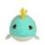Peluche - peluche sonore narval bellabloo friends - 30 cm Bleu 2 - vertbaudet enfant 