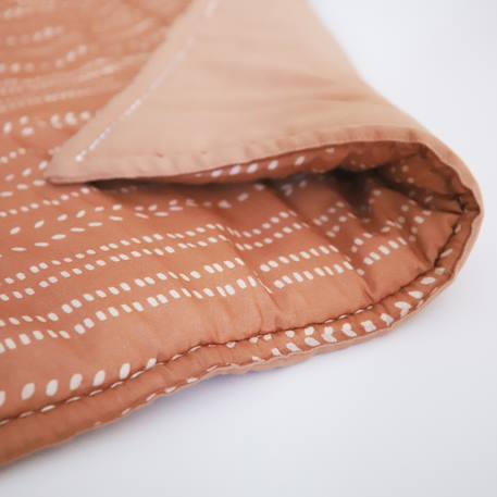 Tapis de repos bébé coton imprimé bohème nepo Ocre caramel+Terracotta 10 - vertbaudet enfant 