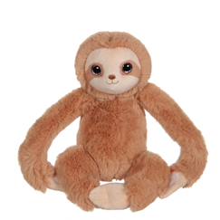 Jouet-Peluche - peluche paresseux caramel - 42 cm