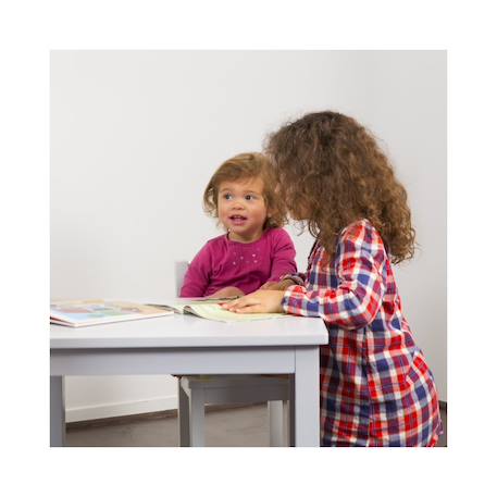 Ma première table enfant montessori  1-4 ans Gris 2 - vertbaudet enfant 