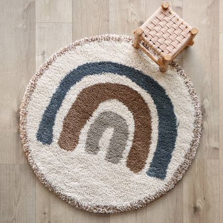 Tapis enfant arc en ciel bohemian rainbow Bleu+Multi 2 - vertbaudet enfant 