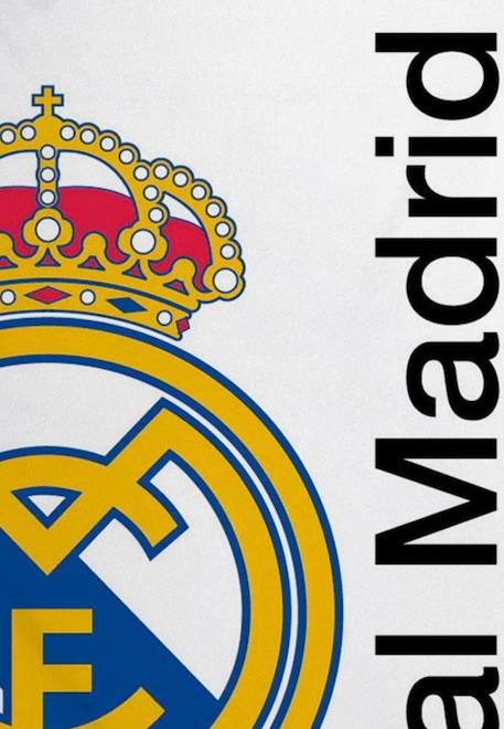Serviette polyester - real madrid Blanc 2 - vertbaudet enfant 