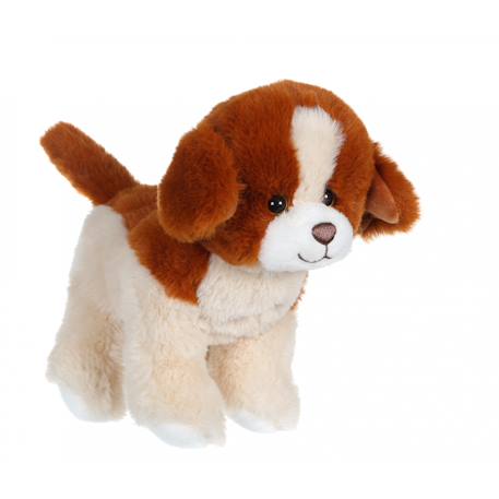 Peluche - peluche dogz & kats sonores 18 cm - chien beige et marron Marron 2 - vertbaudet enfant 
