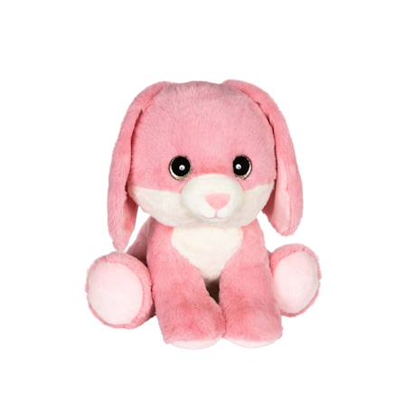 Peluche - peluche puppy eyes pets - lapin rose - 40 cm Rose 2 - vertbaudet enfant 