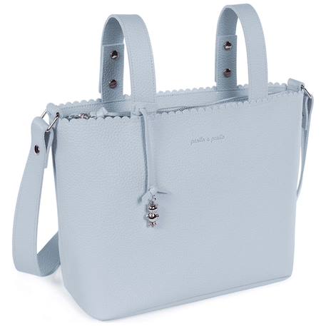 Sac à poussette crossbody icon cream Bleu+Crème+Gris+Rose+Vert 4 - vertbaudet enfant 