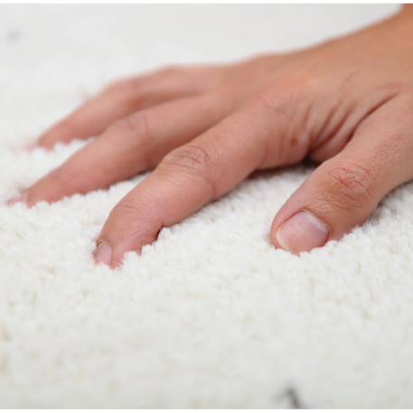 Tapis aspect laine matière recyclée kusumi Ecru 3 - vertbaudet enfant 