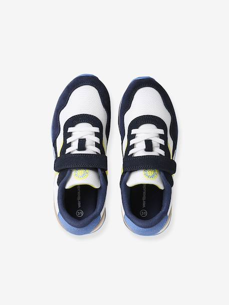 Baskets enfant lacets élastiqués à scratchs lot bleu 5 - vertbaudet enfant 