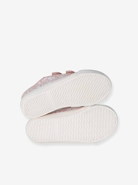 Baskets fille à scratchs rose imprimé+vert sauge 5 - vertbaudet enfant 