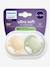 Lot de 2 sucettes ultra soft 6-18 mois forest friends vert+vert imprimé 5 - vertbaudet enfant 