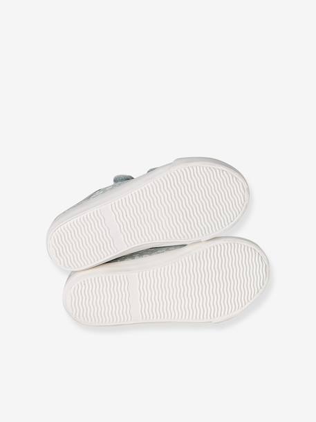 Baskets fille à scratchs rose imprimé+vert sauge 10 - vertbaudet enfant 
