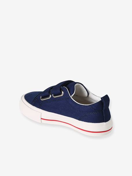 Baskets enfant garçon à scratch écru+marine 8 - vertbaudet enfant 