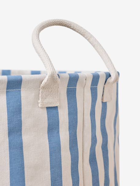 Lot 2 paniers de rangement rayé beige 3 - vertbaudet enfant 