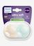 Lot de 2 sucettes ultra soft 0-6 mois forest friends bleu+bleu imprimé 5 - vertbaudet enfant 