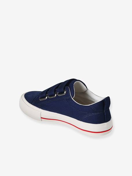 Baskets enfant à scratchs écru+marine 8 - vertbaudet enfant 