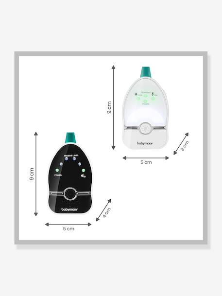 Ecoute-bébé Easy Care portée 500 mètres blanc/noir 6 - vertbaudet enfant 