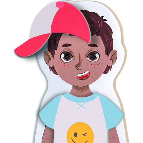 Puzzle aimanté vêtements Multicolore 2 - vertbaudet enfant 