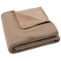 Linge de maison et décoration-Linge de lit enfant-Couverture en polaire miffy biscuit (75 x 100 cm)