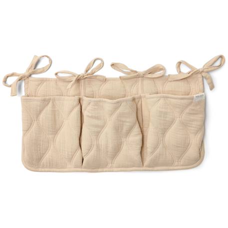 Organisateur de lit pure soft beige Beige 1 - vertbaudet enfant 