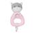 Hochet rainbow chat - 15 cm Rose 1 - vertbaudet enfant 