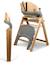 Chaise haute design pliante en bois meridio Natural graphit+Pecan graphit 3 - vertbaudet enfant 