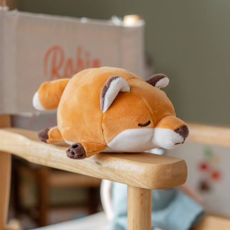 Porte-clé peluche nemu nemu konta le renard (11 cm) Orange, marron, écru 6 - vertbaudet enfant 