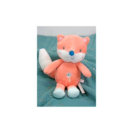 Peluche - petits musicaux les ptits féeriques renard - 17 cm Orange 2 - vertbaudet enfant 