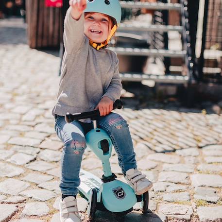 Porteur évolutif en trottinette highwaykick 1 Bleu, noir 4 - vertbaudet enfant 