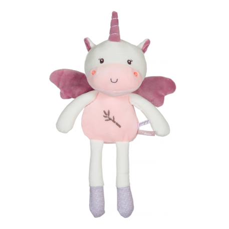 Peluche - pantin bamboo - licorne - 24 cm Rose 1 - vertbaudet enfant 