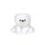Peluche - peluche floppy choopy ours polaire blanc – 22 cm Blanc 1 - vertbaudet enfant 