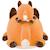 Porte-clé peluche nemu nemu konta le renard (11 cm) Orange, marron, écru 5 - vertbaudet enfant 