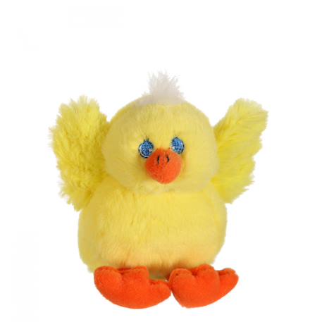 Peluche - oeuf p'tit poulailler poussin en peluche - 12 cm Jaune 2 - vertbaudet enfant 