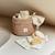 Panier de rangement en tissu côtelé Marron 5 - vertbaudet enfant 