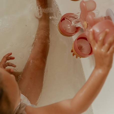 Gobelets de bain etoile de mer Bleu+Rose 11 - vertbaudet enfant 