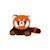 Peluche - peluche floppy choopy panda roux – 22 cm Marron 1 - vertbaudet enfant 