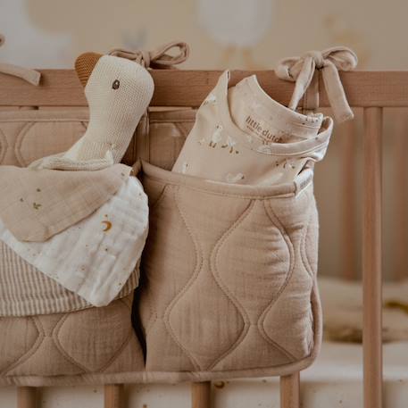 Organisateur de lit pure soft beige Beige 3 - vertbaudet enfant 