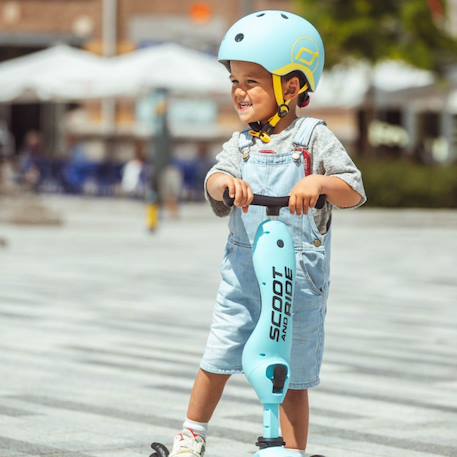 Porteur évolutif en trottinette highwaykick 1 Bleu, noir 5 - vertbaudet enfant 
