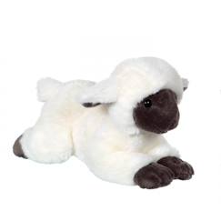 Jouet-Peluche - peluche agneau douceur beige et gris - 20 cm