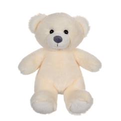 Jouet-Peluche - peluche ours trendy beige, l'ours à câliner, 24 cm