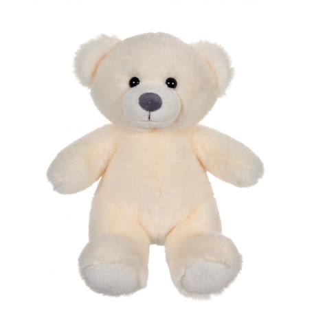 Peluche - peluche ours trendy beige, l'ours à câliner, 24 cm Beige 1 - vertbaudet enfant 