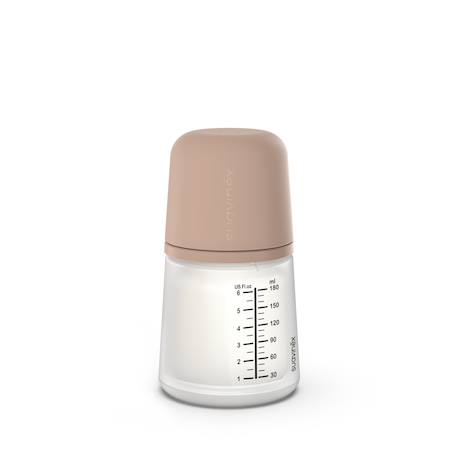 Biberon anti-colique 180 ml - spécial allaitement Beige foncé+Caramel+Sable clair 1 - vertbaudet enfant 