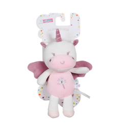 Jouet-Peluche - petits musicaux les ptits féeriques licorne - 17 cm