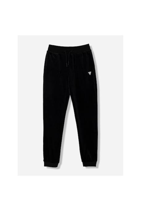 Jogging en velours Noir 1 - vertbaudet enfant 