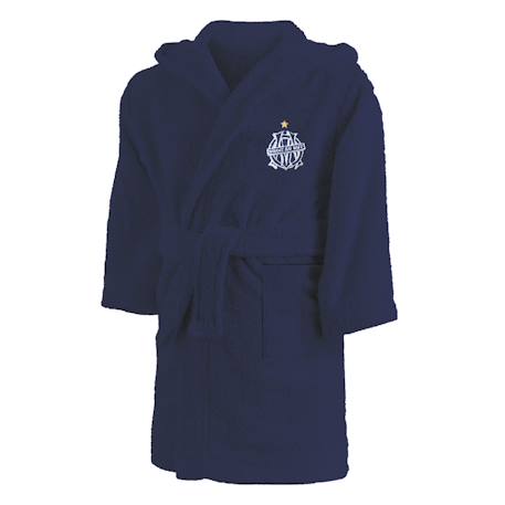 Peignoir enfant 100% coton, om 1993 Bleu marine 3 - vertbaudet enfant 