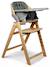 Chaise haute design pliante en bois meridio Natural graphit+Pecan graphit 1 - vertbaudet enfant 