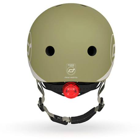 Casque olive xxs (45-51 cm) Vert, beige 3 - vertbaudet enfant 