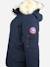 Parka à capuche Bleu foncé+Noir 3 - vertbaudet enfant 
