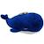 Porte-clé peluche nemu nemu kanaroa la baleine (13 cm) Bleu, blanc 3 - vertbaudet enfant 