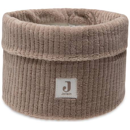 Panier de rangement en tissu côtelé Marron 1 - vertbaudet enfant 