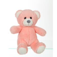 Jouet-Peluche - peluche ours trendy rose poudré, l'ours à câliner, 15 cm